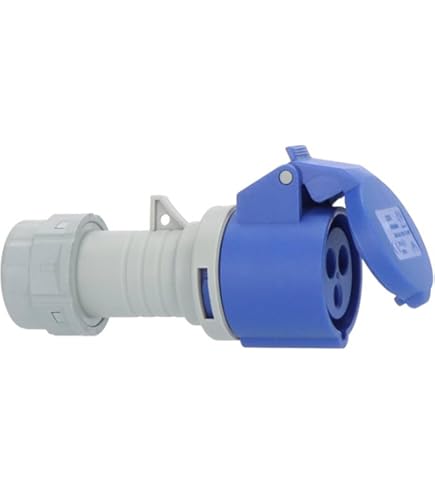 Spina CEE 400V/32A Brennenstuhl - IP44 Per Esterno - 5 Poli - Tecnologia Avvitabile - Made In Germany