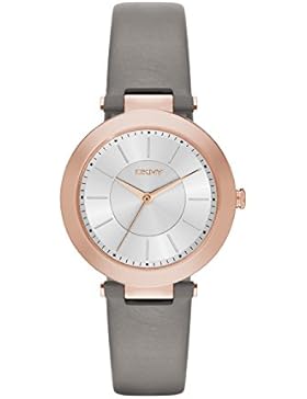 DKNY Damen-Armbanduhr Analog Quarz Leder NY2296