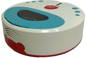 GENERICO Aspirapolvere Giocattolo per Bambini Robot Aspirapolvere Giocattolo per Bambini con Movimento e Luce Aspira Davvero Elettrodomestici Giocattolo Sweeping Robot