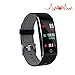 Produktbild Fitness Tracker Smart Watch, 4 Sports Modus, Herzfrequenz Monitor IP67 Wasserdicht Aktivität Gesundheit Tracker, Sleep & Blut Druck Sauerstoff Monitor, Kalorien/Schrittzähler Smart Armband für iOS AndroidGray)