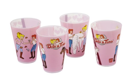 Bibi & Tina 13447 4-er Set Mehrwegbecher