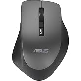 ASUS WT425 Kablosuz Fare, 1000dpi ve 1600dpi Modları ile (SİYAH- Gri)