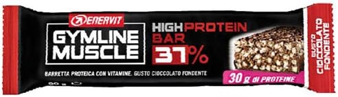 Enervit Gymline Muscle High Protein Bar 37% Taste Dark Chocolate Finger 1