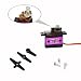 Produktbild EZI 5 x MG90S Metall 14g Servo Torque Tower Pro für Graupner Futaba TRex Helikopter