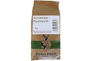 KNAUS GMBH Schweizer Ruchmehl 1kg Mehl für Bürli, Wurzelbrot