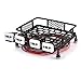 Produktbild DoMoment Kleine Dachgepäckträger Gepäckträger Mit 4 Quadratischen LED-Lichtleisten RC Auto Crawler Truck Für Axial SCX10 D90 110 Traxxas