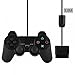 Price comparison product image CDKJ Dedicated Controller 1.8 m Wired Controller for Sony PS2 Playstation 2 Black