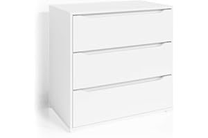 ‎VICCO Vicco Kommode Ruben, Kommodenschrank, Weiß, 80 x 78 cm