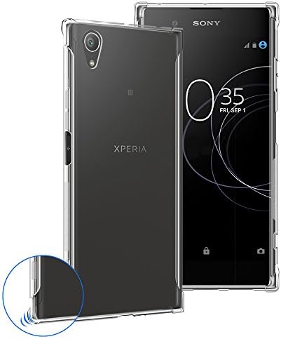Sony Xperia XA1 Plus Case, Siuber Ultra Slim Clear Shockproof Case Protective Cover [Shock Absorption, Anti Slip, Scratch Resistant] Premium Flexible TPU Silicone Case Cover for Sony Xperia XA1 Plus