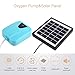 Produktbild Hermosairis Solarbetriebene/DC-Ladestation Oxygenator Wasser Sauerstoffpumpe Teichbelüfter mit 1 Air Stone Aquarium Luftpumpe 2L / min BSV-AP003