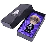 Shaving Brush – Outstanding Badger Hair Shaving Brush – Forms an Unrivalled Rich Creamy Lather With your Shaving Soap or Cream - Delivers Outstanding Heat Retention – Perfectly Balanced Wooden Handle Allows for Fluid Movement – Perfect in a Travel Set – Must Have for your Closest Shave – The Ideal Men's Grooming Gift for any Wet Shaver – Limited Time Only + No Risk, Full Money Back Guarantee!