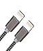 Produktbild Iphone ladekabel Becaso 2*1.5m Lightning Kabel mit Nylon USB Kabel Schnellladekabel für iPhone 7 / 7 Plus / 6 / 6 Plus / 6s /5 / 5s iPad 4/ Mini iPod 5/ iPod7 und mehr(Grau)