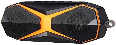 MWJK Bluetooth Speaker IP*7 Waterproof Outdoor Sports Repellent Portable Stereo Bluetooth Audio,Yellow