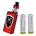 Produktbild Smok ProColor Kit - 225W Temperaturregler Mod mit TFV8 Big-Baby Tank - inklusive 2 x Premier Vaping 40A 2600mAh 18650 Batterien (Rot)