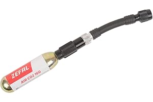 ZEFAL Zéfal EZ Control FC - Gonfleur CO2 Velo - Pompe CO2 VTT et Velo Route - Pompe Vélo CO2 Simple, Compacte et Légère - Schrader et Presta