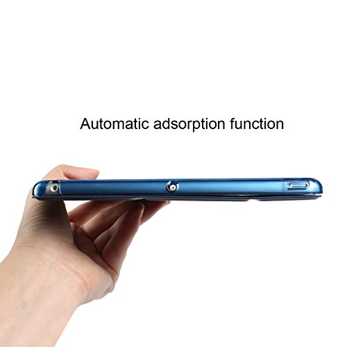 Batianda iPad 9.7 2017 Smart Case Hülle Schutzhülle Tasche mit Leichte Ständer und Auto Schlaf / Wach Funktion für 9,7 Zoll iPad 2017,Navy Blau - 5