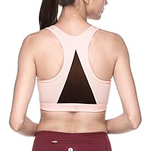 Reggiseni sportivi Abbigliamento YDTOPS Donna Reggiseno Sportivo con Imbottitura Rimovibile Senza Ferretto Traspirante Sports Bra Push up per Palestra Allenamento