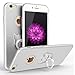 Produktbild Sunyun iPhone 6 Plus Fall Mit Ring Kickstand, Ultra dünn Matt 360 Grad Stoßfest Schützend Fall Abdeckung Schale für Apple iPhone 6 Plus 5,5 " (iPhone7, Silber)