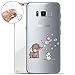 Produktbild Finoo | Samsung Galaxy S8 Weiche Flexible Silikon-Handy-Hülle | Transparente TPU Cover Schale mit Motiv | Tasche Case Etui mit Ultra Slim Rundum-Schutz | Elefant Hase Seifenblasen