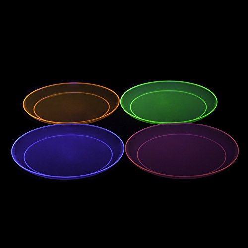 Plastikteller „Neonfarben“ 20er Pack - 4