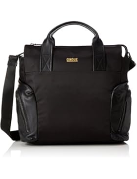 Cinque Damen Filippa Henkeltasche, Schwarz (Schwarz), 16x28x38 cm