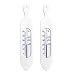 Produktbild 2 Stück Set Kinder Bade , Bad Thermometer . Badethermometer Analog Kunststoff weiss aus Deutscher Herstellung