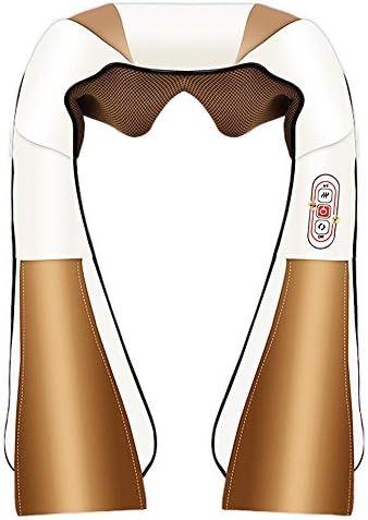 Neck Massage Car Home Dual-Use Acupuncture Kneading Massage Massage Massage Shawl Gold 220V 460 * 380 * 130mm
