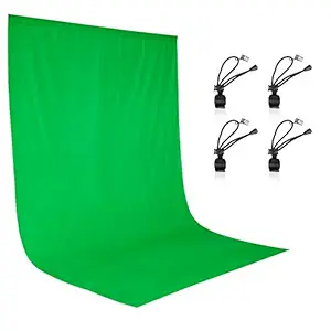 EMART Photography Backdrop for Photo Video Studio (6 x 9 ft, Green)