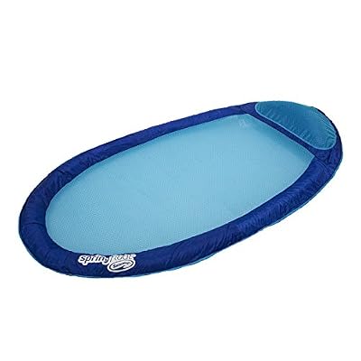 SwimWays - 6038044 - Spring Float Original - Matelas Gonflable de Piscine Semi Immergé en Tissu - Couleur Aléatoire