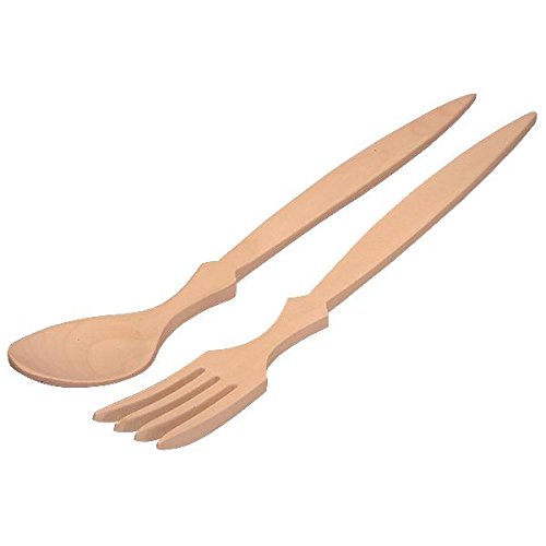 Preisvergleich Produktbild Salatbesteck exklusiv aus Ahornholz