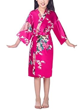 xingyueshop - Vestaglia - Collo a V - opaco - ragazza