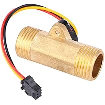 Débitmètre Eau G1/2 1-30L/min - Capteur Effet Hall Pour Arrosage, Chaudière, Etc.