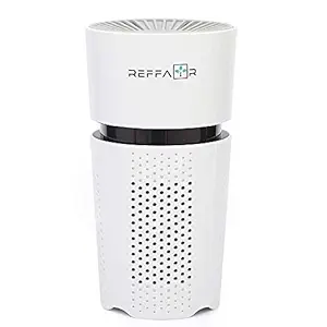 Reffair AX30 [AIR] Car Air Purifier [Internationally Tested - New Technology] True HEPA Filter | Aromabuds fragrance Option (White)