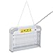 Produktbild Outsunny Insektenvernichter Mückenschutz Insektenlampe Elektrisch UV Lampe mit Kette 20W Grau 37,5 x 8,5 x 26,5cm