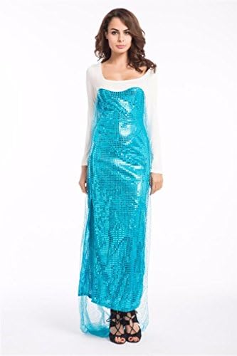 Ladies Adult Elsa Costume Frozen Fancy Dress Outfit - 2XL UK 14/16