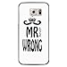 Produktbild Boyfriend Girlfriend Couple Samsung Galaxy S7 Case,Fashionable Mr Never Wrong Mrs Always Right Matching Couple Phone Cases Cover for Samsung Galaxy S7 Best Friends Lovers Premium