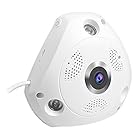 Royallite 1-MP 960p Fisheye 360° Panoramic Wireless WiFi HD IP CCTV Security Camera with SD Card Slot