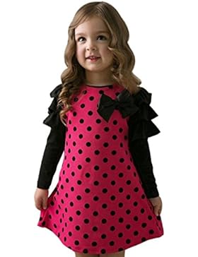 Sunnywill Baby Jungen Mädchen Dot Bow Prinzessin Kleid Sundress Outfits Kleidung