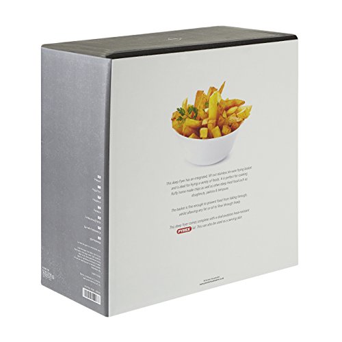 Premier Housewares Frittiertopf, Pyrex-Deckel, 6 x 33 x 27 cm, 5 l, schwarz - 7