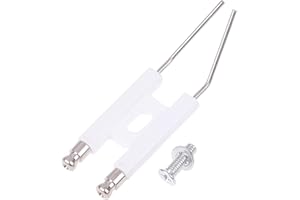 RUDFUZ Elettrodi di accensione universali di tipo H per bruciatore di petrolio Elettrodo ceramico accensione ceramica doppio Pin Siamese Ignition Pin