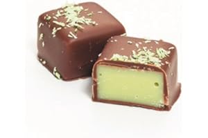 MARTINS CHOCOLATIER Boîte de 1kg de"Eve" - Cœur mou au crème et pomme verte dans Chocolat au Lait - Boîte de Chocolats de luxe - Coffret de Chocolats