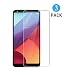 Produktbild LG G6 Panzerglas, [3 Stück] WEOFUN Ultra-klar Schutzfolie für LG G6 [0.33mm, 9H, Ultra-klar]