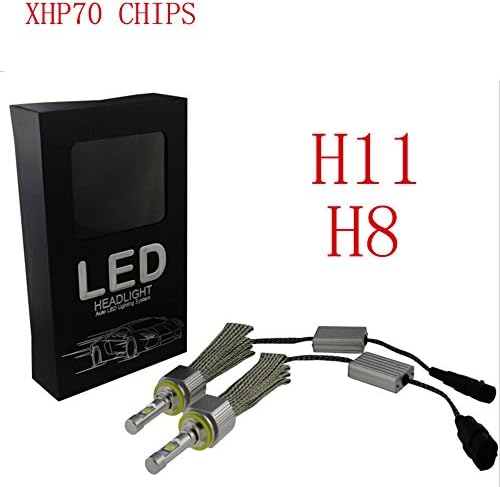 1set H11 H8 8-32V DC 110W 13200Lm CREE CHIPS XHP-70 LED Headlight Bulbs 6000K Fog Lamp Kit