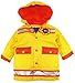Wippette Baby Boys Inafnt Hooded Fireman Raincoat Jacket, Gold, 12 Months