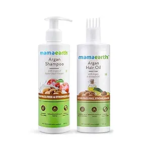 Mamaearth Argan Hair Oil ? 250 ml + Argan Shampoo ? 250 ml