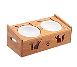 🐈 SATISFACCIÓN GARANTIZADA - Nuestros productos están diseñados para facilitar su vida y la de sus amigos peludos. Todos están hechos con materiales de calidad superior. Si no está satisfecho con nuestros comederos para gatos, ofrecemos un período de garantía de 30 días para realizar su compra sin preocupaciones.