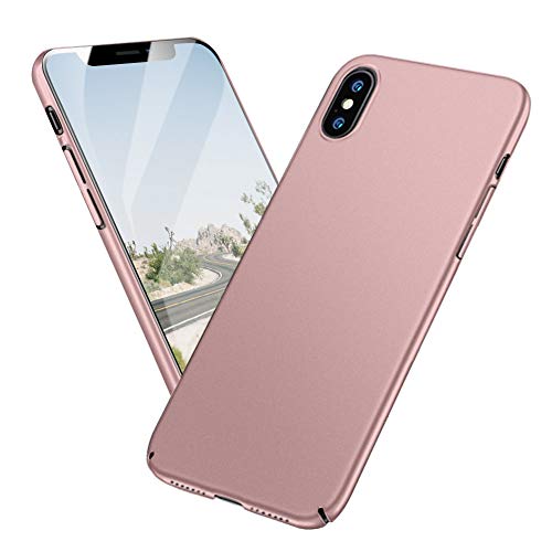 Meidom iPhone XS Max Hülle Ultra Dünn Schutzhülle Hochwertigem Stoßfest Anti-Fingerabdruck Bumper Cover Schutz Tasche Schale Handyhülle für iPhone XS Max 6,5 Zoll - Matt Rosegold Meidom iPhone XS Max Hülle Ultra Dünn Schutzhülle Hochwertigem Stoßfest Anti-Fingerabdruck Bumper Cover Schutz Tasche Schale Handyhülle für iPhone XS Max 6,5 Zoll - Matt Rosegold