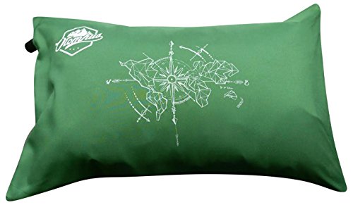 Preisvergleich Produktbild IceFox Reisekissen – Campingkissen – aufblasbares Kopfkissen – Kissenbezug