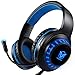 Produktbild Aibesser Gaming Headset für Xbox One PS4 PC, LED Licht Crystal Clarity Sound Professional Kopfhörer mit Mikrofon für Laptop Mac Handy Tablet