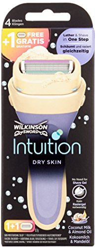 Wilkinson Sword Intuition Dry Skin Rasierer Starterset mit 2 Klingen - 5